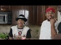 Cooking fish & grits with Orlando Brown & Chef Major Kee