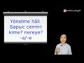 Түрік тіліндегі зат есімнің септіктері türkçede ismin durumları