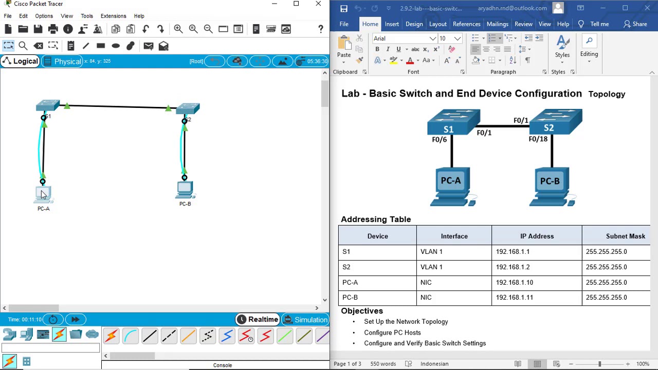 Lab Basic Switch Configuration At Laura Stanley Blog