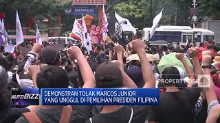 Demonstran Tolak Putra Diktator Macros Unggul di Pilpres Filipina