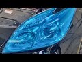 Blue headlight tint applied 💙 please like and subscribe for more 🙌