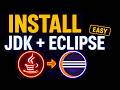 How to Install JDK + Eclipse IDE ✅ Step by Step (Windows 11)