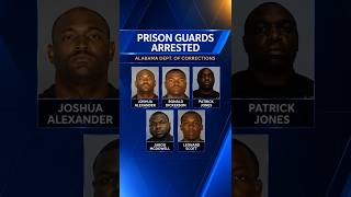 5 ALABAMA PRISON GUARDS ARRESTED IN CORRUPTION SCHEME INVOLVING DRUGS AND CELL PHONES #crimenews