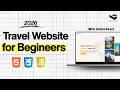 Build a Travel Website with CRUD (HTML/CSS/JS/Node) | Beginner's Guide