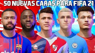 ✅50 ALL NEW FACES -KITS ADDED TO FIFA 21- NUEVAS CARAS Y KITS FIFA 21 PC