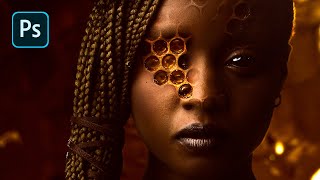 How to Create Surreal Honeycomb Effect in Photoshop