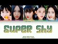 super shy(누구보다도)5 members(newjeans)super shy color coded lyrisc(letra simplificada)