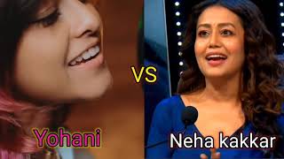 Neha Kakkar vs Yohani Manike mage hithe |nari Man hari new trending song|ma hindi reel viral song