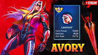 road to top 1 leomord - Avory | MLBB