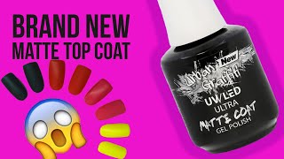 ULTRA MATTE TOP COAT - Side by Side Comparison.