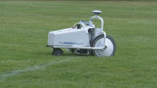 Charlie, the tiny robot, is making a big impact on the sports fields of Boise