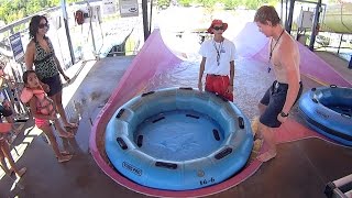 The Plunge Water Slide at Splash Works