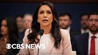 Watch Live: Tulsi Gabbard resigning as Trump's director of national intelligence | CBS News