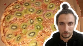 Ma chi mi***ia ti manci? pizza e kiwi