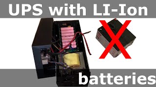 Converting the UPS battery from lead acid to Li-ion Part 1