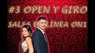 Aprende a bailar salsa desde cero paso a paso. Open y Giro.