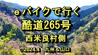 eバイクで行く　酷道265号　西米良村側