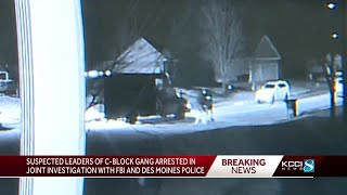 Suspected Des Moines gang leaders arrested in major FBI case