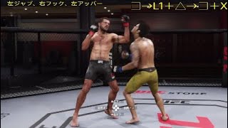 【UFC 3】初心者の方は実用的なコンビネーションを身につけよう