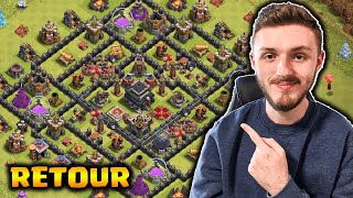 Je Retourne sur mon hdv 9 et 8 pour Découvrir la Mise à Jour Hdv 17 ! - Clash of Clans FR