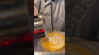 How to pour a tulip latte art #latteart