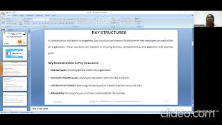 Introduction to pay structures