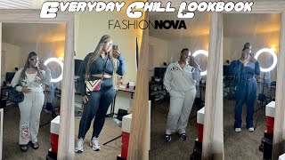 EVERYDAY CHILL FALL LOOKBOOK/HAUL (athleisure \u0026 lounge) 🤍ft. FASHION NOVA