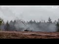 russia s artillery destroy ukrainian military equipment with howitzers