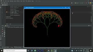 drawing with #python - tree