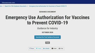 FDA releases new COVID-19 vaccine guidelines despite White House opposition