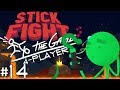 Stick Fight: The Game - #14 - That Snake had a Gun? (4 Player Gameplay)