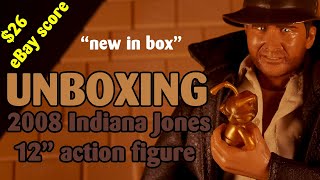 UNBOXING | 2008 Indiana Jones Talking 12 inch action figure | review