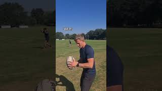 Can you pass off your left hand? #therugbytrainer #rugby #rugbypass #sixnations