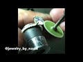 How to set Center stone with Claw | Cómo engastar un centro con garras “step by step jewelry”