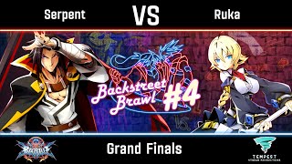 Serpent (Kagura) vs Ruka (Es) - BBCF Grand Finals - Backstreet Brawl #4