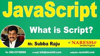 What is Script | JavaScript Tutorial | Mr. Subba Raju