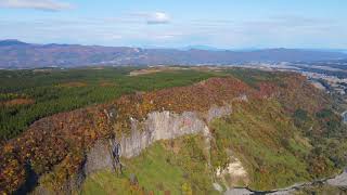 秋山郷 石落とし 紅葉 ～新潟県津南町～　４Ｋ撮影