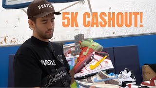 QUICK 5K CASHOUT AT A SNEAKER EVENT!