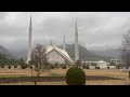 Azan in Faisal Mosque/ Rain 🌧 in Islamabad/ Heaven on Earth 🌎