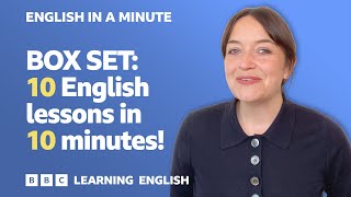 BOX SET: English In A Minute 12 – TEN English lessons in 10 minutes!