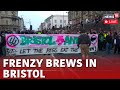 Bristol Protest Live Updates |Anti-Immigration Protest Intensify In From Northern Ireland To UK N18G