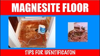 Magnesite floor tips for identification