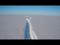 The Brunt Ice Shelf in Antarctica, seen from space