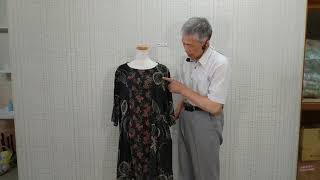 綿ワンピースの説明です徳島呉服寝具洋服タオルギフト山善