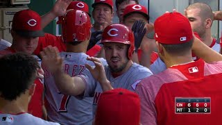 CIN@PIT: Suarez plates Duvall on a sacrifice fly