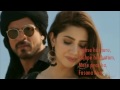 Zaalima | Raees | VIDEO LYRICS | Shah Rukh Khan & Mahira Khan |
