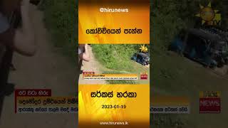 කෝච්චියෙන් පැන්න සර්කස් හරකා - Hiru News