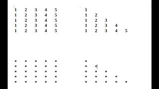 Nested Loop - Pattern Printing