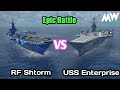 RF Shtorm vs USS Enterprise | Modern Warships | open map | by one