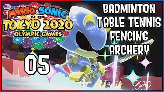 FENCING AND ARCHERY! Mario and Sonic at the Olympic Games Tokyo 2020 Part 5 - DarkLightBros